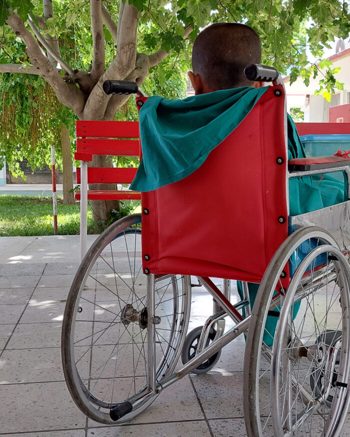 J. paziente del nostro ospedale a Kabul