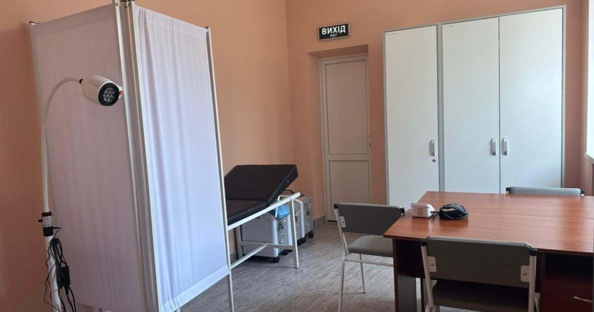 La nostra clinica di Husarivka dopo la ristrutturazione.